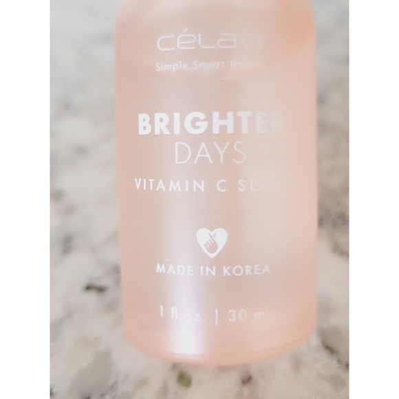 Celavi Korean Brighter Days Vitamin C Serum Smooth Moisturize Glow 1 fl oz NIB - Picture 3 of 10